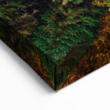 Aerial View of Lush Forest - Scenic Tree Landscape Canvas Wall Art Print