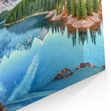 Vibrant Mountain Lake Art - Stunning Scenic Lake Photography Print