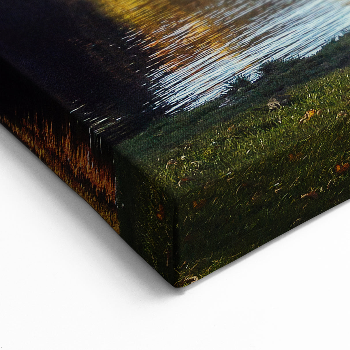 Tranquil Lakeside Morning Art - Scenic Mountain Lake Photography Print