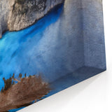 Vibrant Coastal Cliffs Canvas Art – Breathtaking Ocean View Wall Decor