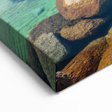 Crystal Clear Lake Art - Vibrant Turquoise Waters Scenic Photography Print