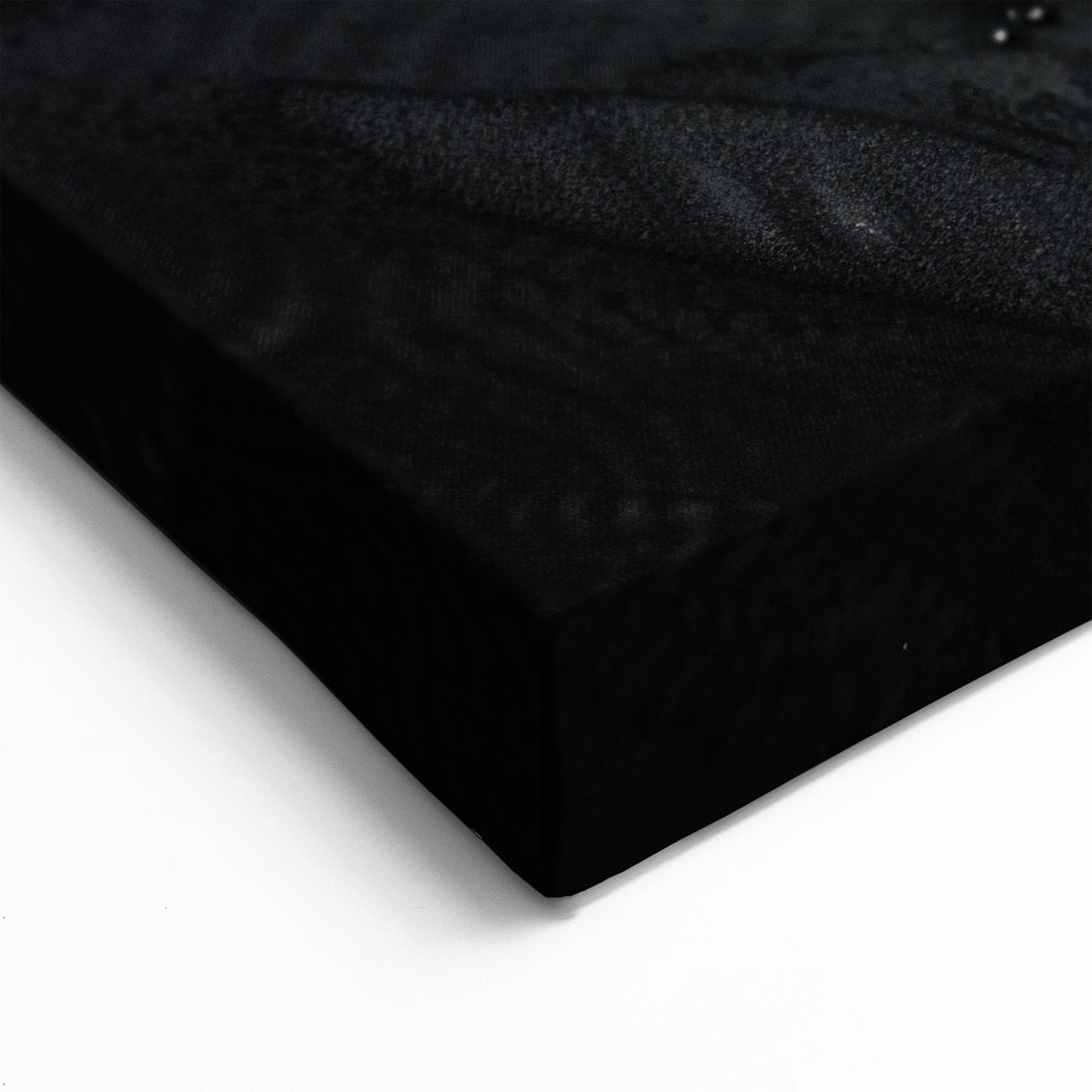 Abstract Black & White Cliffs Canvas – Striking Monochrome Wall Art