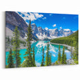 Majestic Mountain Lake Art - Vibrant Turquoise Waters Scenic Print