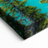Majestic Mountain Lake Art - Vibrant Turquoise Waters Scenic Print