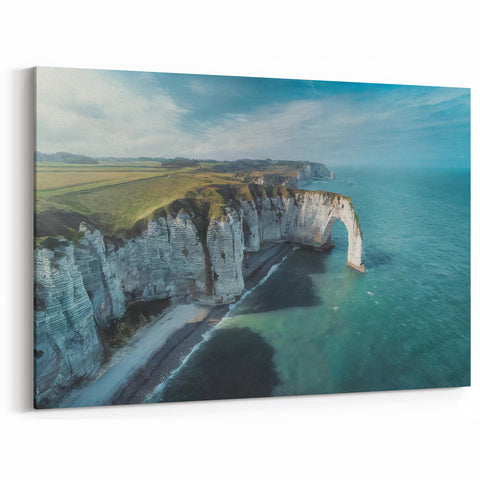 Stunning Coastal Arch Cliffs Canvas – Breathtaking Seaside Wall Art