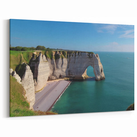Scenic Coastal Arch Cliffs Canvas – Beautiful Seaside Wall Art Decor