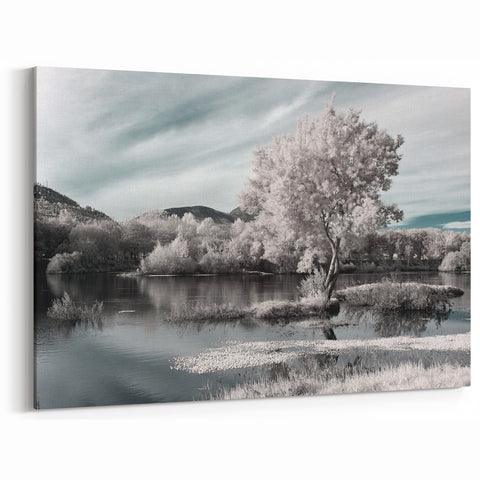 Tranquil Lake Photography - Serene Lake Wall Art, Scenic Lake Print