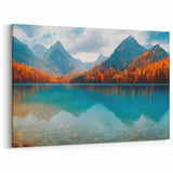 Scenic Lake Prints - Autumn Lake Photography, Tranquil Lakeside Art