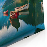 Lakeview Art Prints - Serene Lake Photography with Canoes