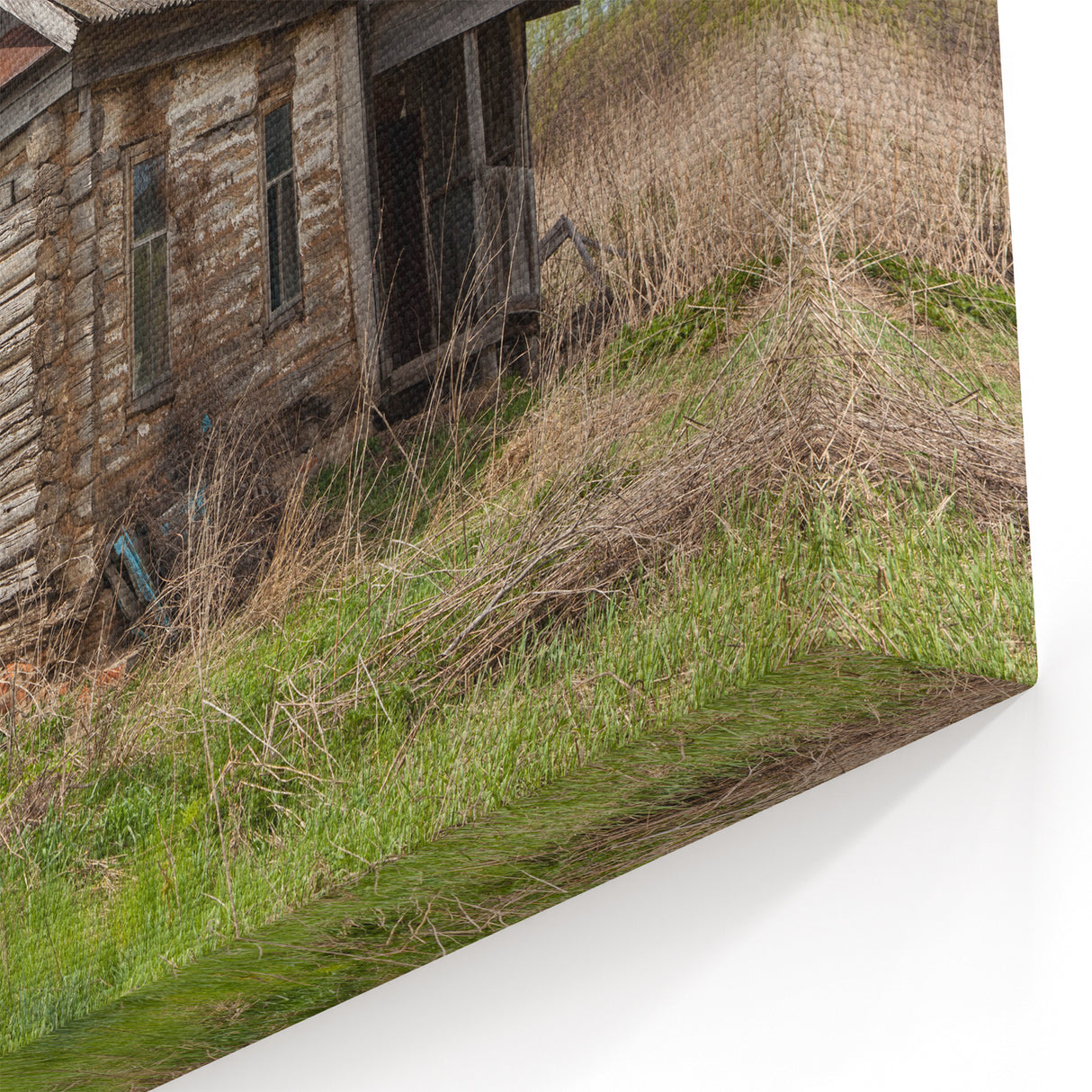 Dereliction Wall Art - Rustic Abandoned Building, Urban Decay Canvas