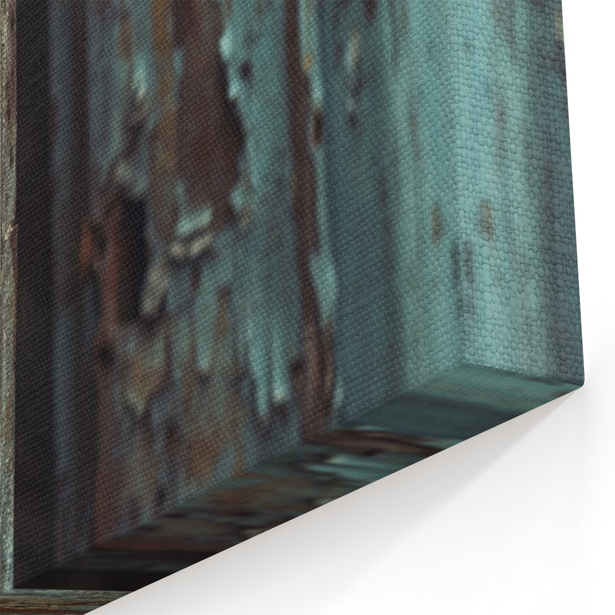 Rustic Hardware Wall Art - Weathered Door Handle Canvas Print & Decor