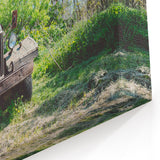 Dereliction Wall Art - Abandoned Vintage Truck, Urban Decay Canvas