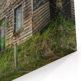 Dereliction Wall Art - Rustic Abandoned Cabin, Urban Decay Canvas