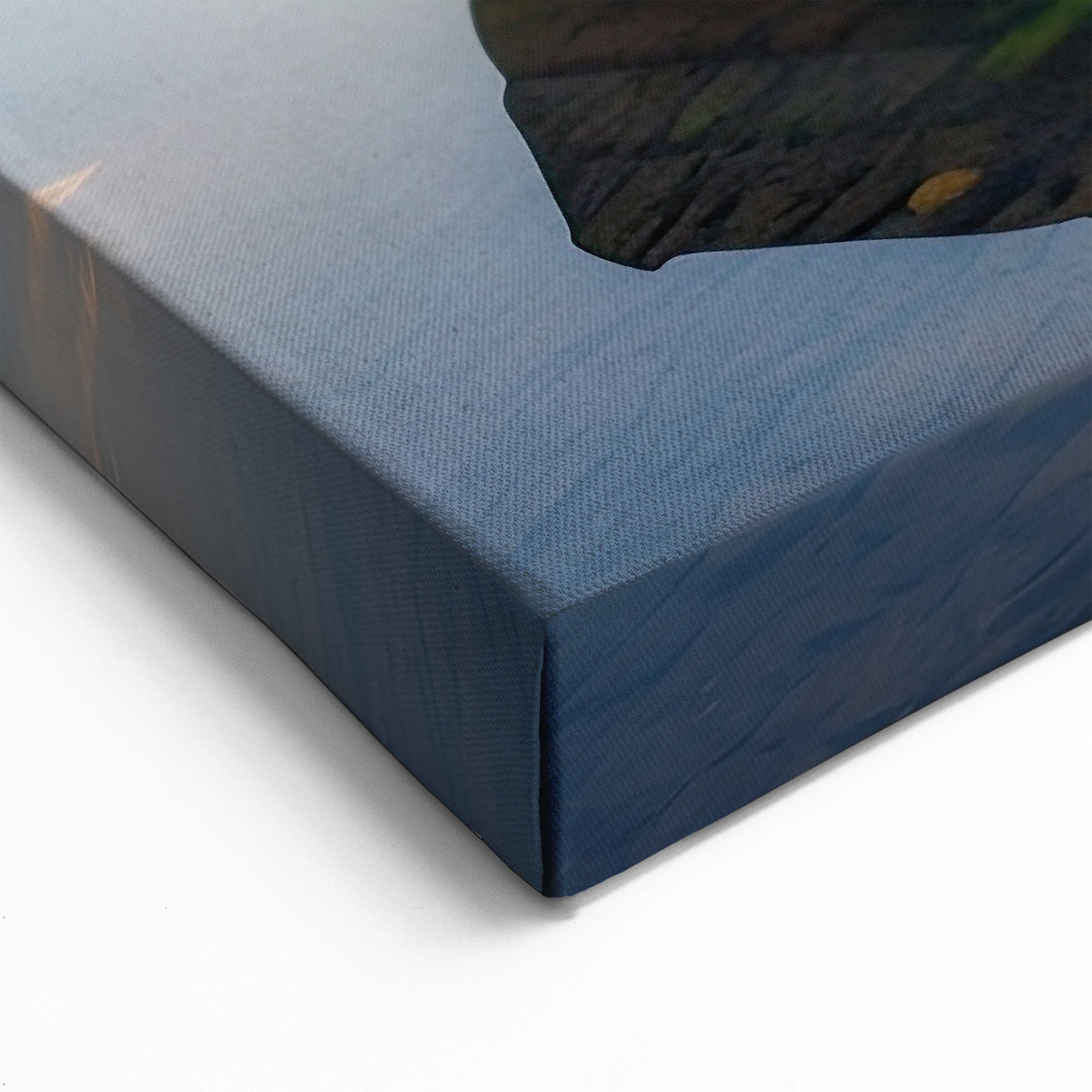 Peaceful Lake Dock Wall Art with Boat - Serene Sunset Landscape Print