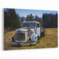 Dereliction Wall Art - Abandoned Vintage Truck, Rustic Urban Decay