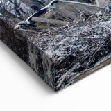 Dereliction Wall Art - Abandoned Winter Cottage, Rustic Decay Canvas