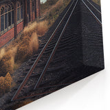 Dereliction Wall Art - Abandoned Victorian Station, Urban Decay Canvas
