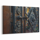Ornate Door Hardware Wall Art - Framed Canvas & Acrylic Prints