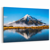 Majestic Mountain Reflection - Scenic Lake Wall Art in Nature's Harmony