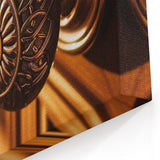Golden Ornate Door Handle Wall Art - Framed Canvas & Acrylic Prints