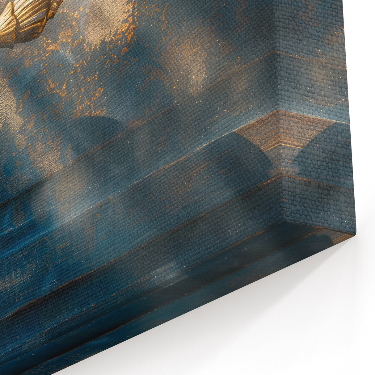 Elegant Vintage Hardware Wall Art - Brass Door Handle Canvas Print