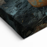 Urban Decay Canvas - Rusted Vintage Car in Wasteland Dereliction Art