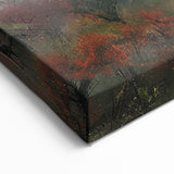 Dereliction Art Poster - Abandoned Train in Overgrown Urban Wasteland