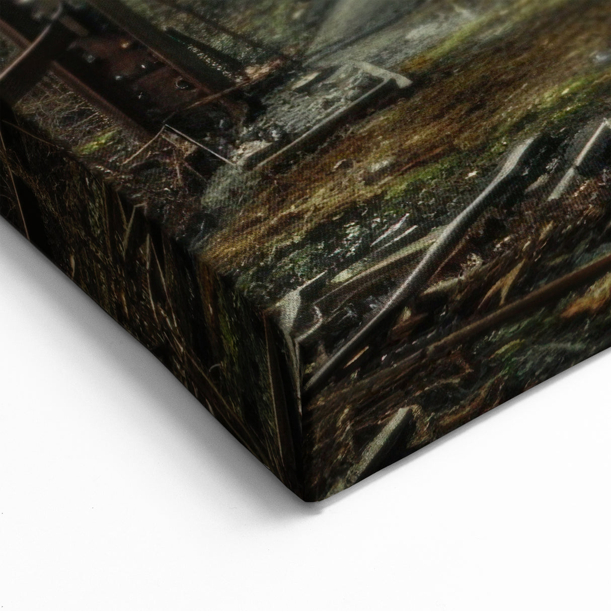 Abandoned Railway Station Art - Derelict Architecture Urban Decay Print