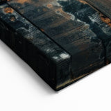 Industrial Hardware Wall Art - Rustic Iron Door Handle Canvas Print