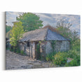 Rustic Abandoned Cottage Art - Overgrown Rural Farmhouse Print