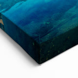 Morning Sun Over Mountain Lake - Scenic Wall Art with Vibrant Reflections