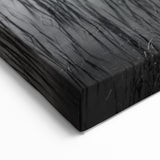 Rustic Abandoned Boat - Black and White Lake Wall Art with Timeless Charm