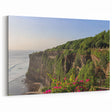 Verdant Coastal Cliffs Canvas – Lush Green Landscape Wall Art Decor