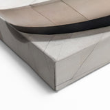 Modern Shopping Mall Fountain Wall Art - Sleek Interior Canvas Print