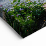 Elegant Garden Fountain Wall Art - Classical Park Canvas Print