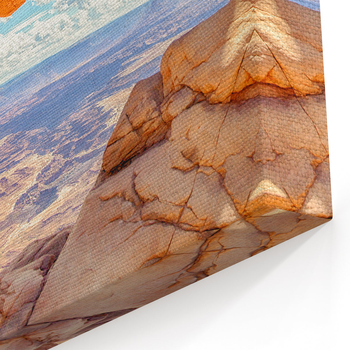 Desert Arch Cliffs Wall Art – Scenic Cliff Canvas for Home Interiors