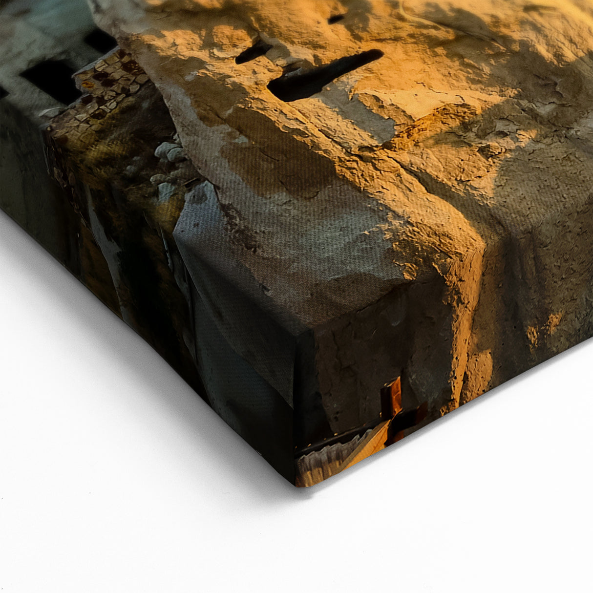 Hot Air Balloons Over Cliffs – Vibrant Cliff Canvas Art for Interiors