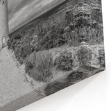 Black and White Lighthouse – Dramatic Coastal Cliff Canvas Art for Home