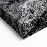 Black and White Lighthouse – Dramatic Coastal Cliff Canvas Art for Home