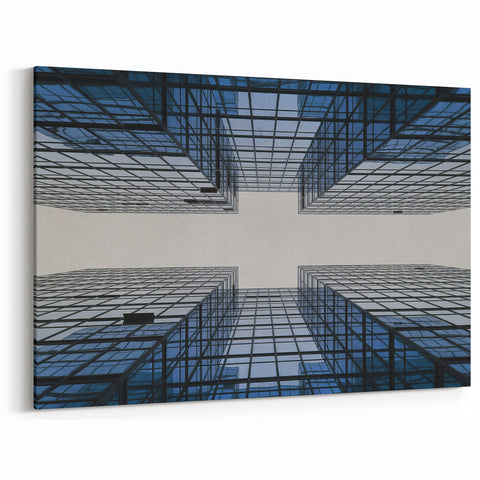 Modern Skyscraper Wall Art | Urban Skyline Prints | Architectural Art
