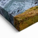 Golden Coastal Cliffs – Sunrise Cliff Canvas Art for Home Decor