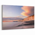 Pastel Coastal Cliffs – Soothing Cliff Canvas Art for Home Decor