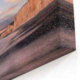 Pastel Coastal Cliffs – Soothing Cliff Canvas Art for Home Decor