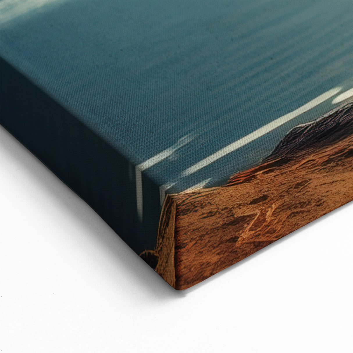 Scenic Tree Wall Art - Autumn Lake View - Serene Nature Landscape Print