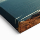 Scenic Tree Wall Art - Autumn Lake View - Serene Nature Landscape Print