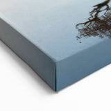 Tranquil Tree Wall Art - Serene Island Reflection - Peaceful Nature Print