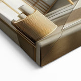 Elegant Interior Design Canvas Print - Zen Minimalist Living Room Decor