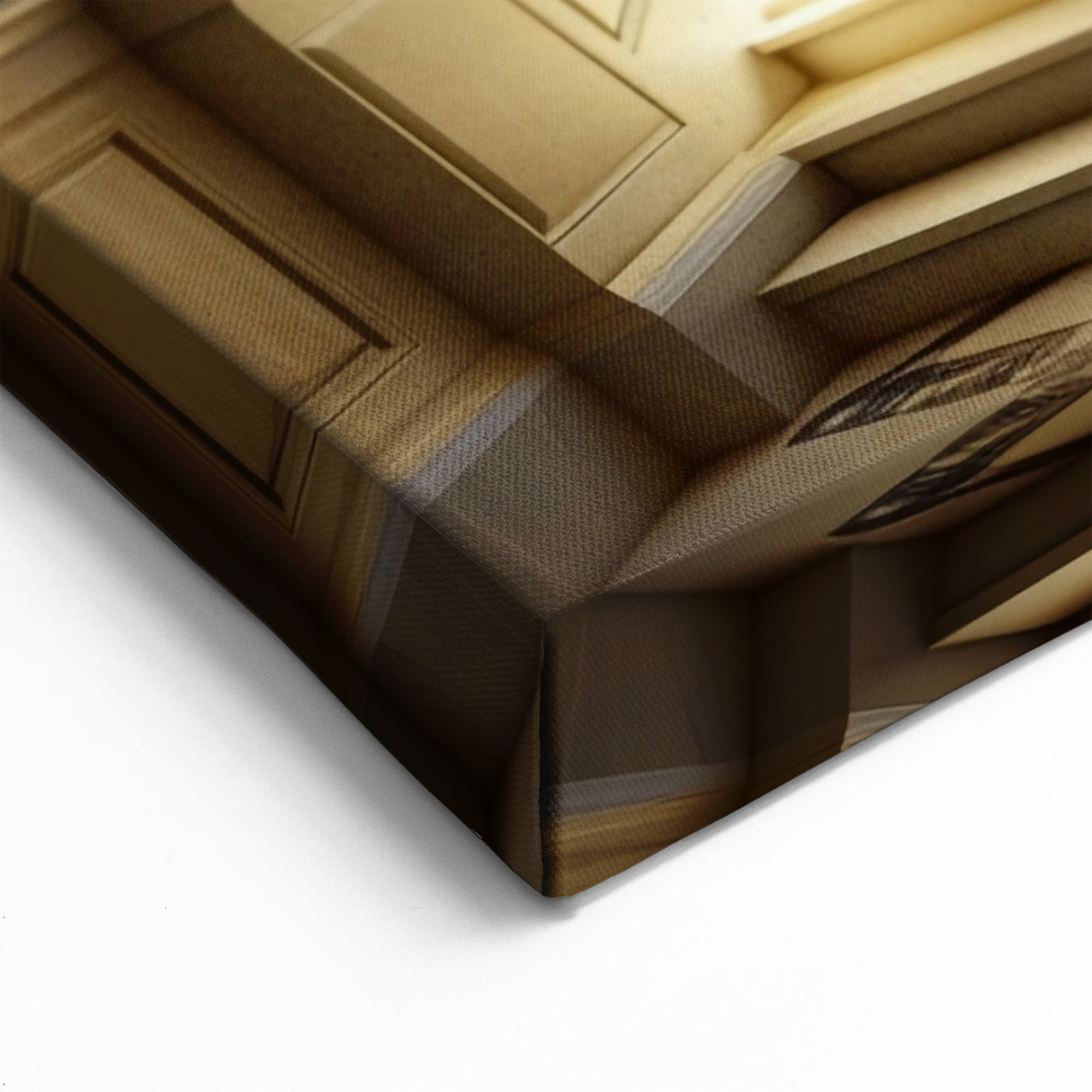 Architectural Interior Art - Grand Staircase in Luxurious Mansion Decor