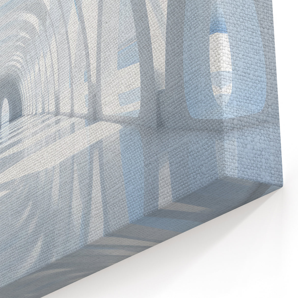 Modern Architectural Interior Art - Futuristic White Archway Design