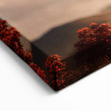 Vibrant Airship Canvas Art | Retro Dirigible Wall Decor Print